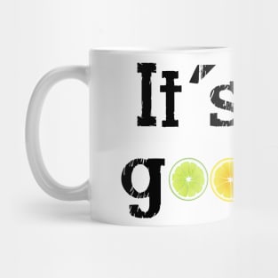 I Feel Good Lemon Orange Lime Red Orange Yellow Green Citrus Mug